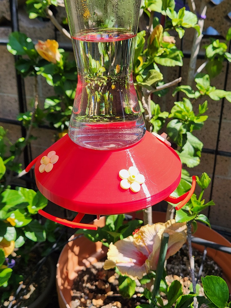 Hummingbird Feeder Parts (4 feeding ports)