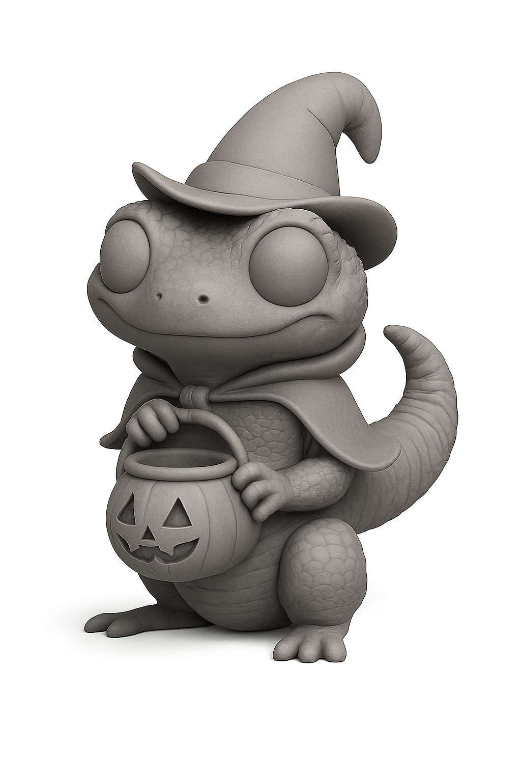 Realistic Halloween Gecko