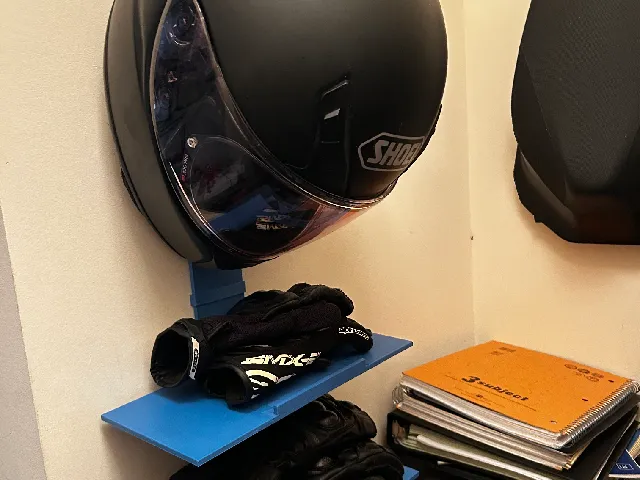 Hanging Shelf for MotoLoot Helmet Rack