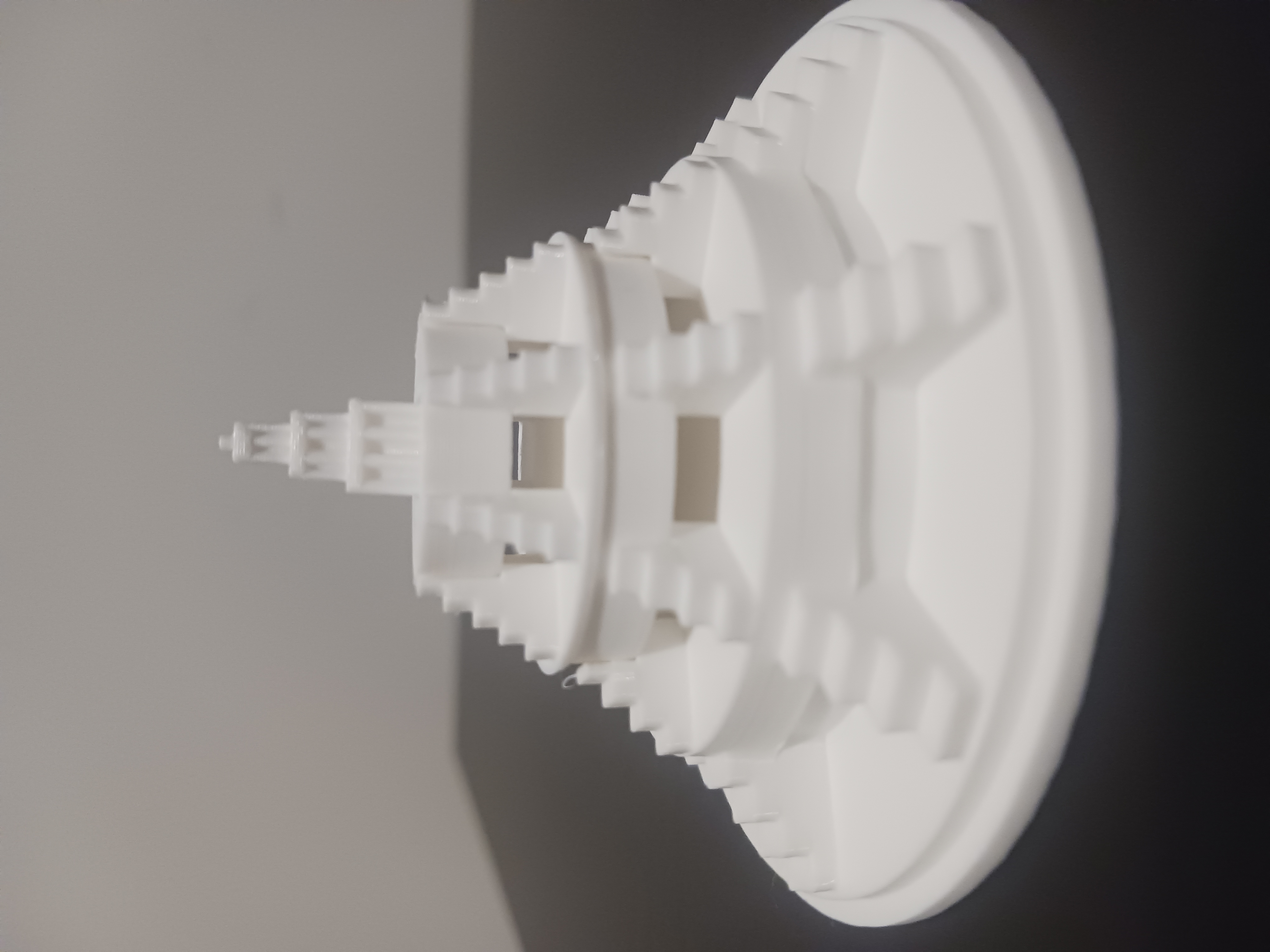 Ancient Temple Miniature Stackable Building 3D model