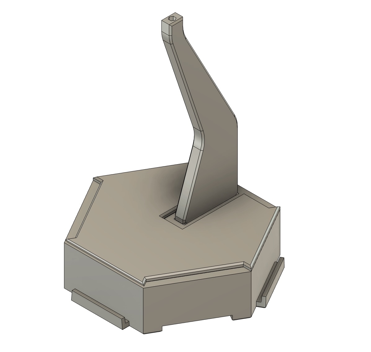 Action figure (Gunpla) stand with storage