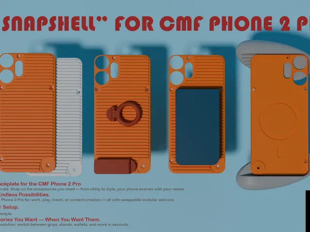 SnapShell a modular backplate designed for the CMF Phone 2 Pro.