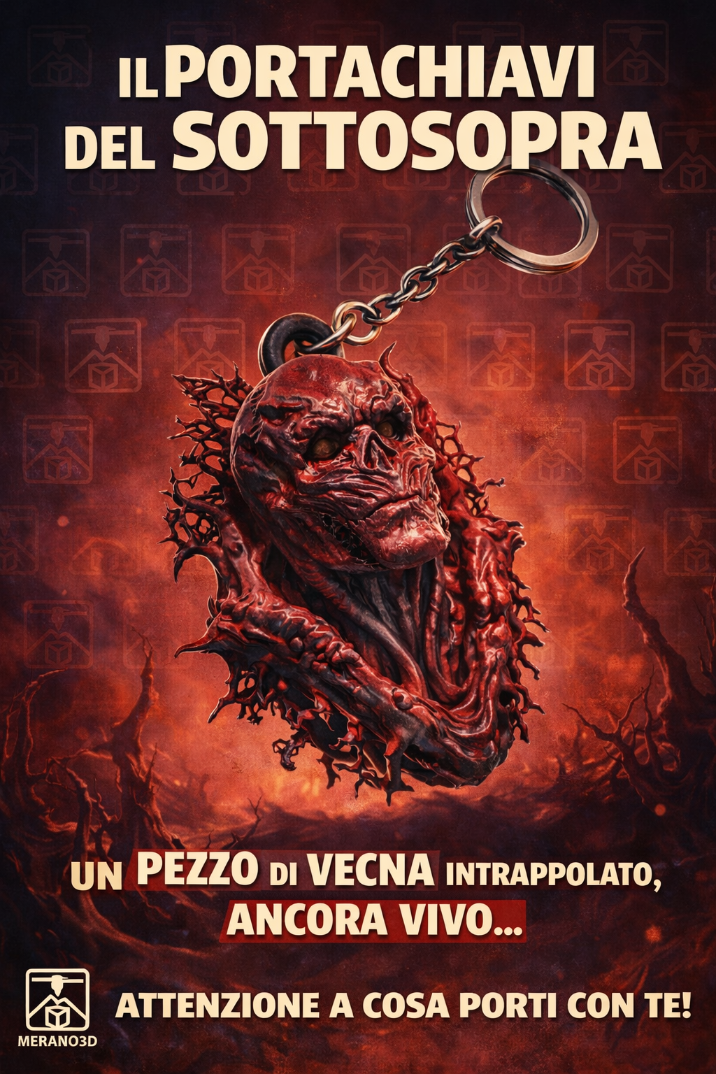 VECNA – Portachiavi del Sottosopra Stranger Things