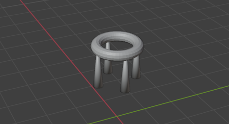 Vase with stand