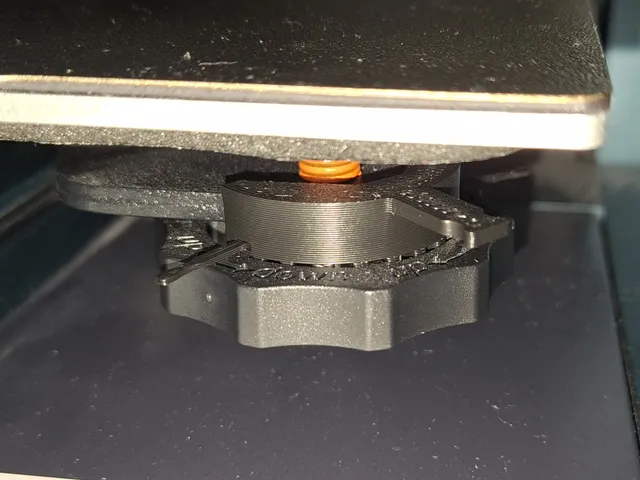 Elegoo Neptune 4 Pro (+others?) Bed Screw Lock (no disassembly required)