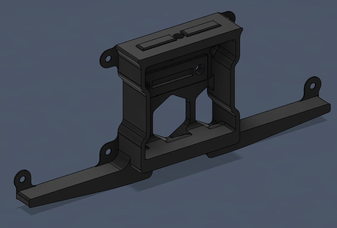 LDO Voron 2.4 Side Fan Support with integrated Fan Splitter for 300mm