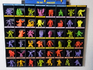 Monster in My Pocket Display Board (series 1 - 48 slots) by cinci