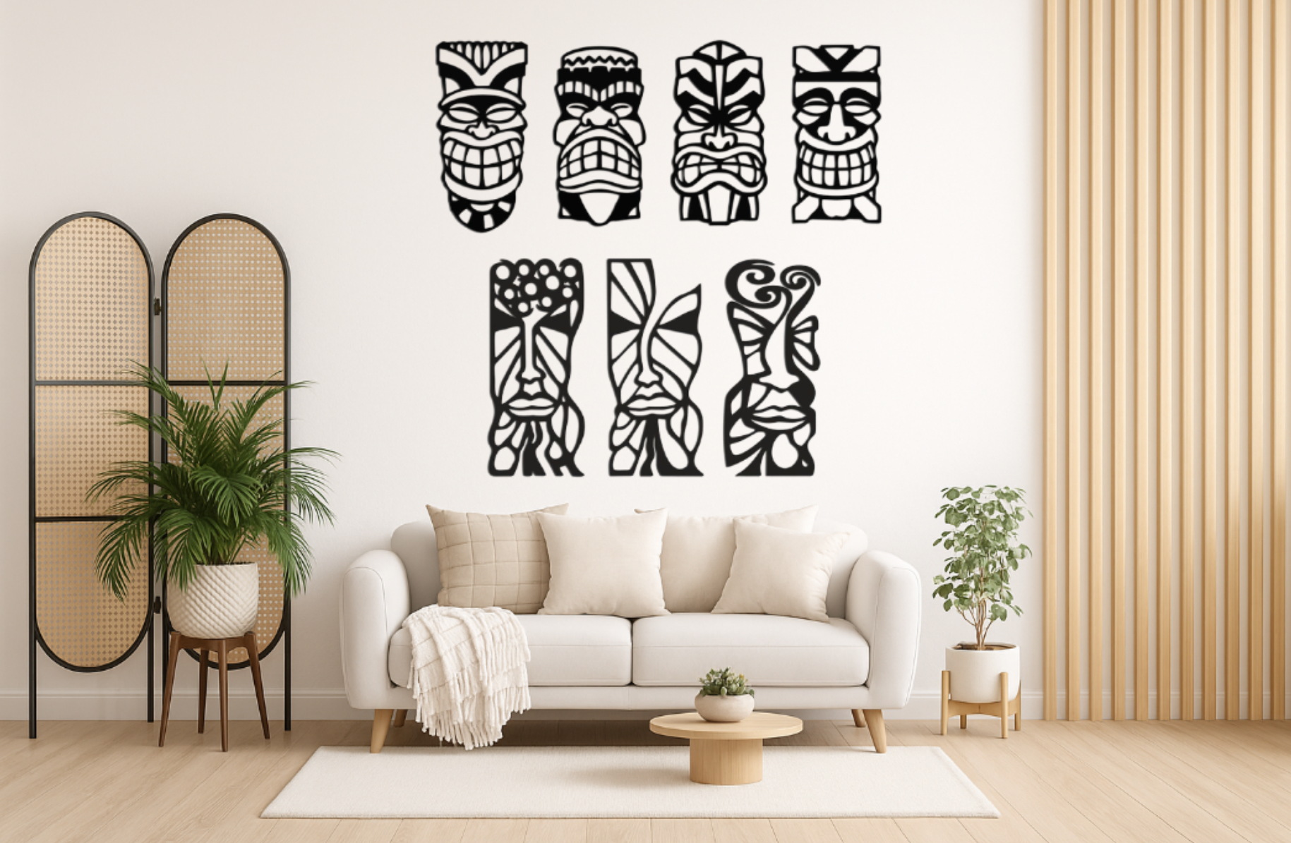 WallArt Tiki Art Tiki Mask