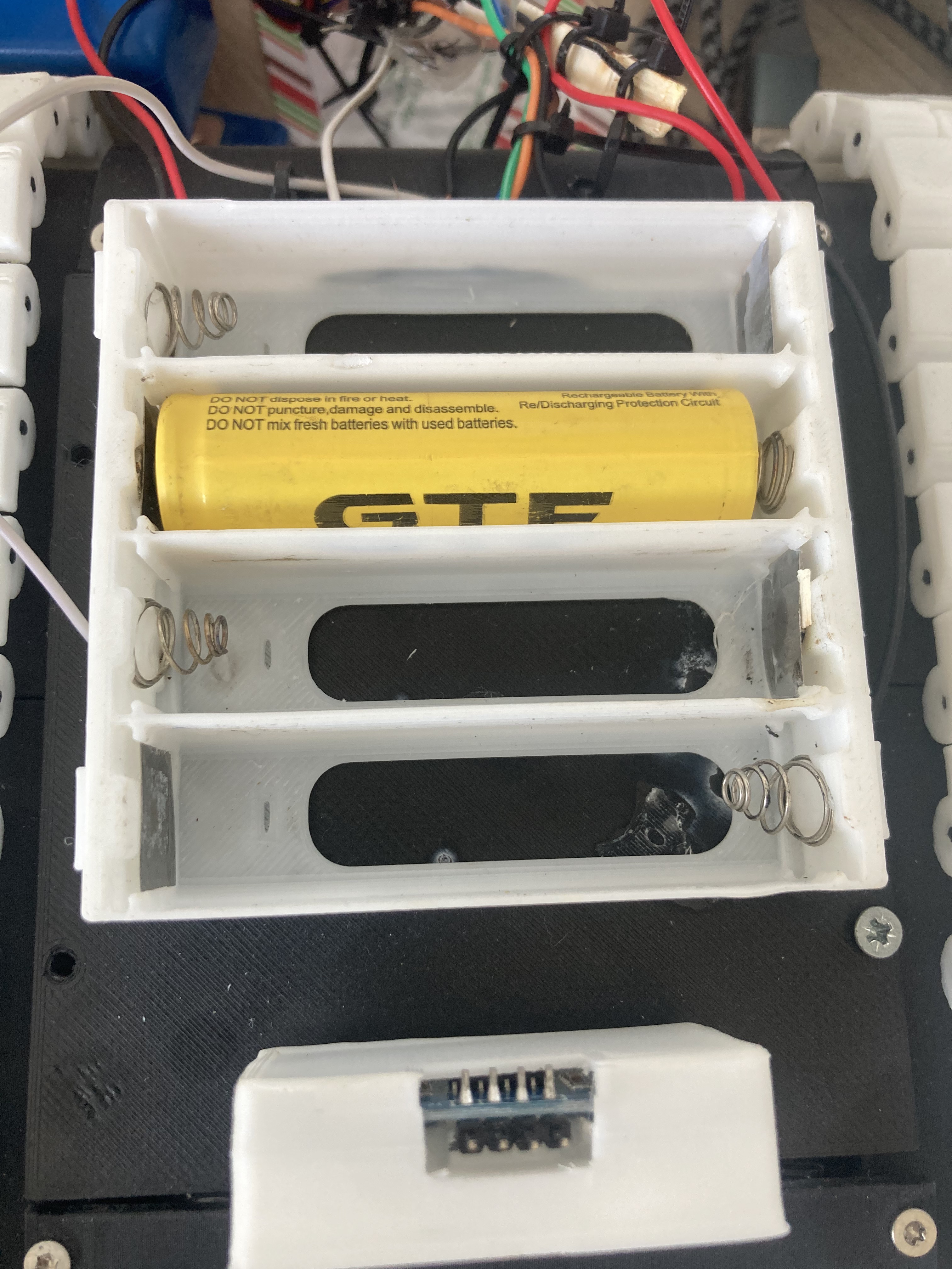 Battery pack for 1650 batteries