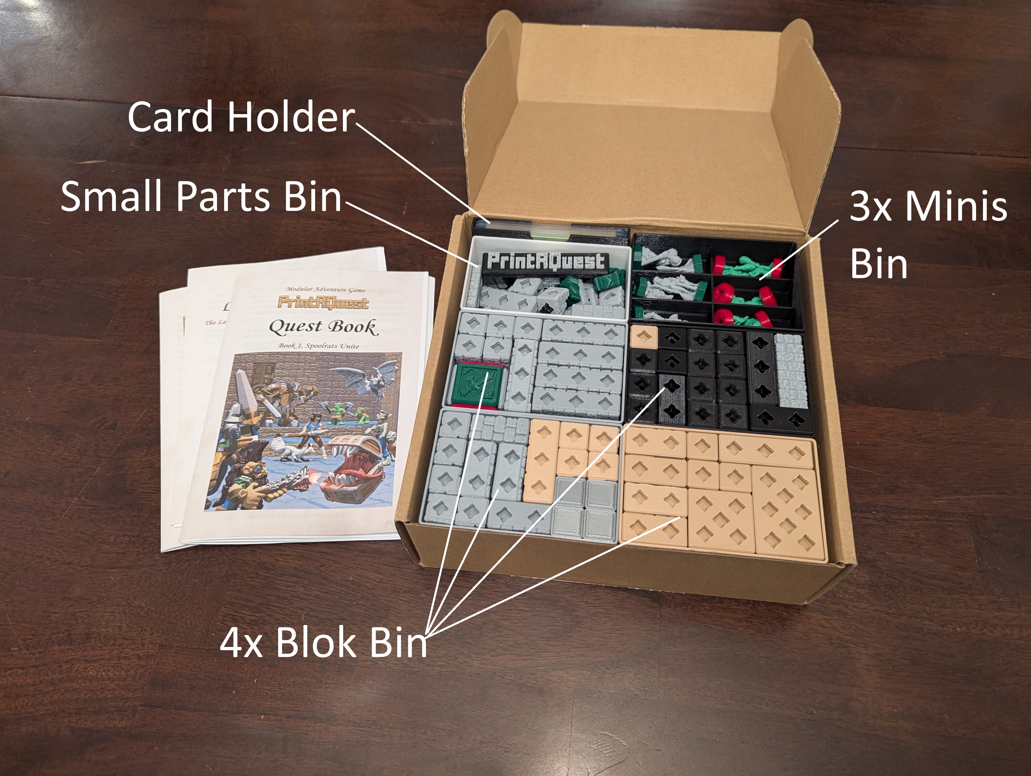 PrintAQuest Storage Bins