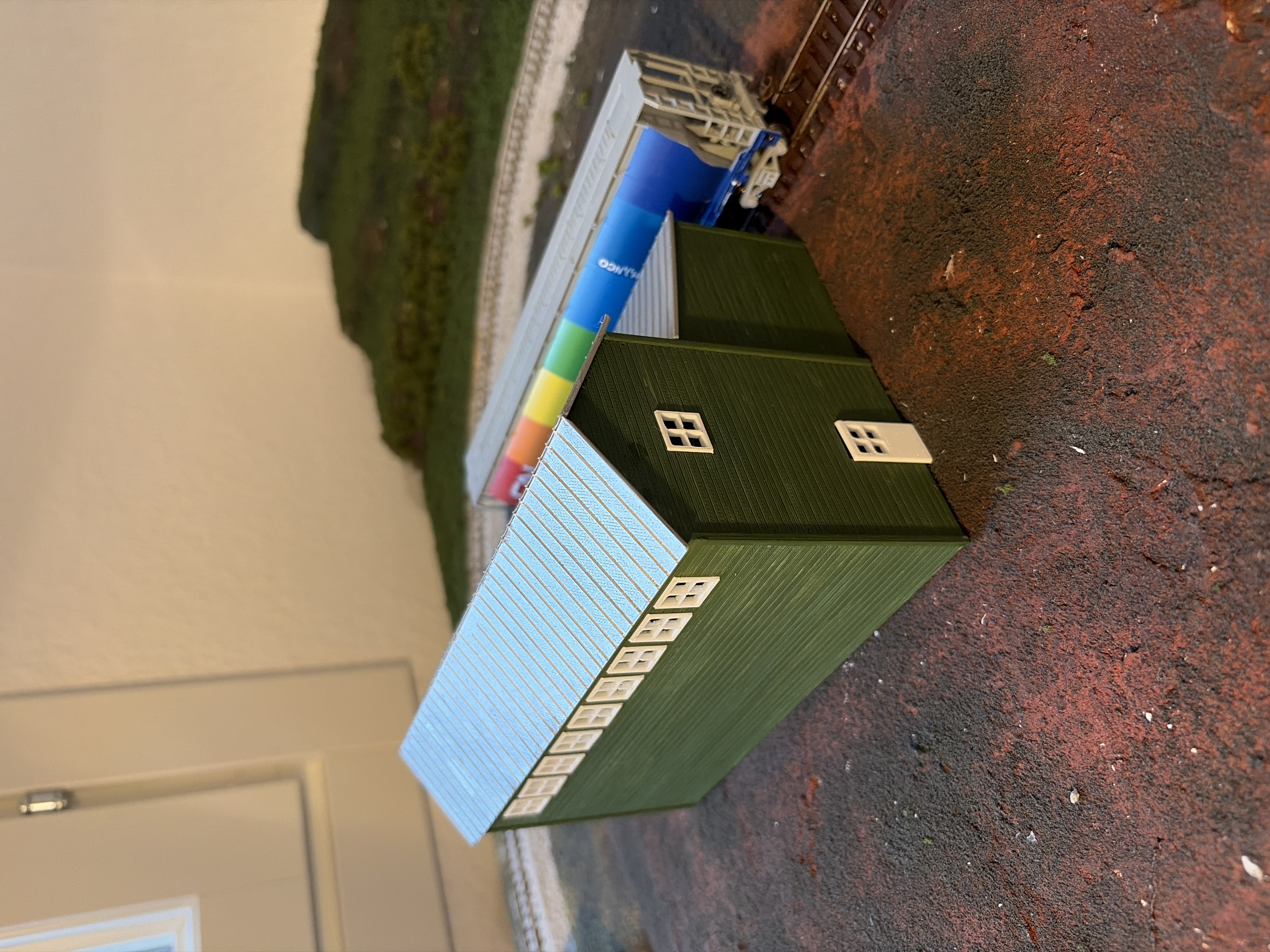 Appleville Grain office and warehouse HO/H0 scale