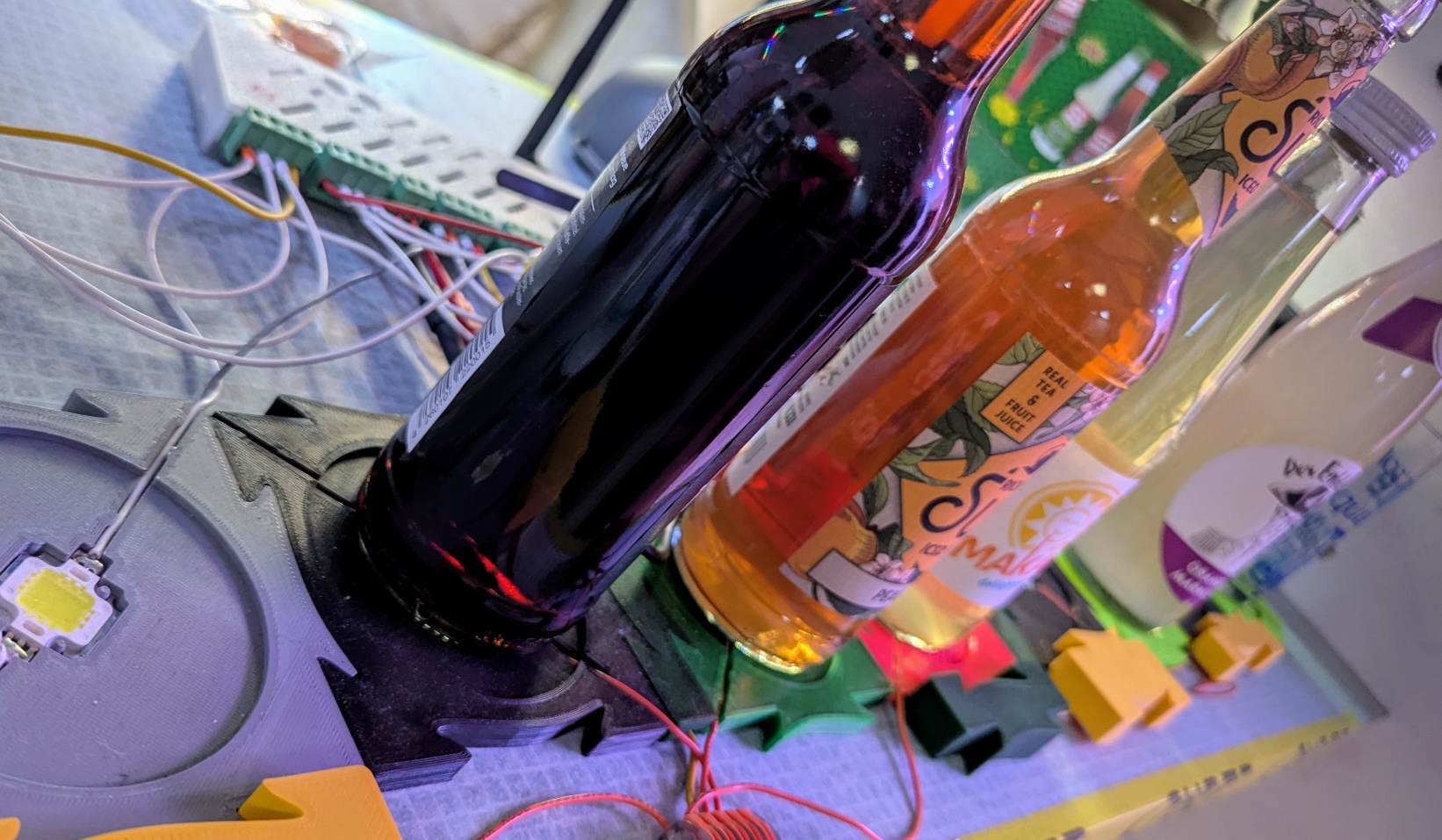 LED Drink-Coaster Puzzle