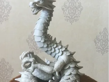 articuated flexi dragon