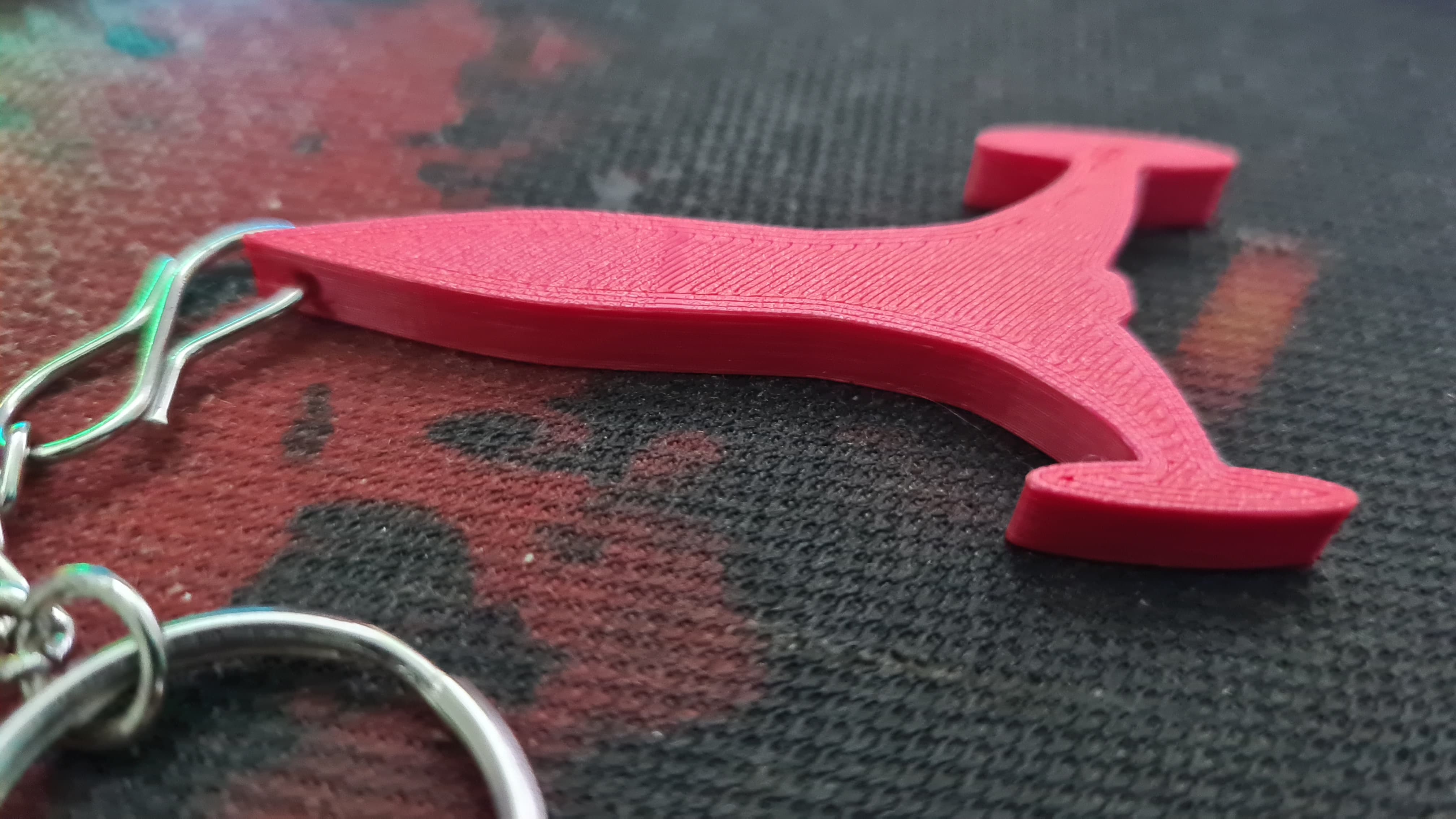 Miniatura 3 do modelo 3D Fallout 4 - Red Rocket Keychain