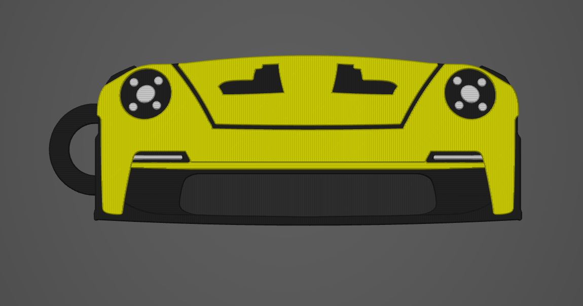 CAR ENTHUSIAST KEYCHAIN PORSCHE 911 (992) GT3 RS by Jawad.A