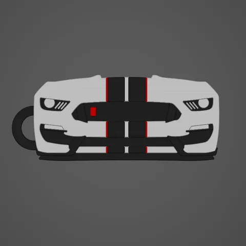 CAR ENTHUSIAST KEYCHAIN - FORD SHELBY GT350