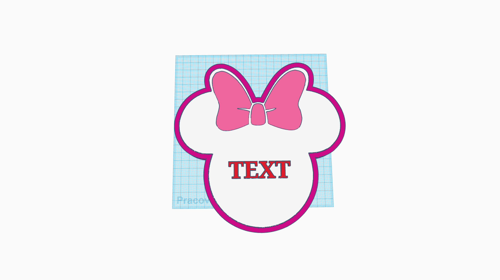Minnie Head Custom Name