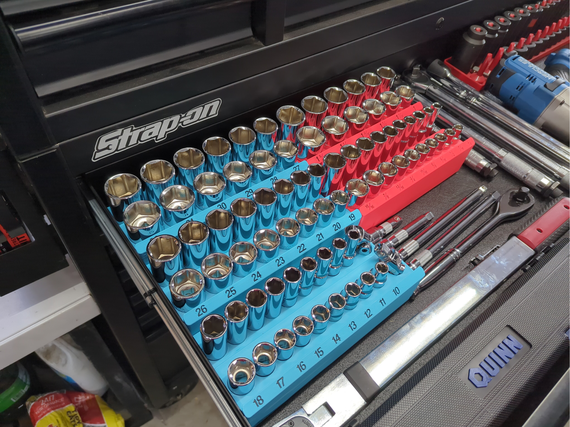 Quinn 1/2" Master Socket Set Organizer