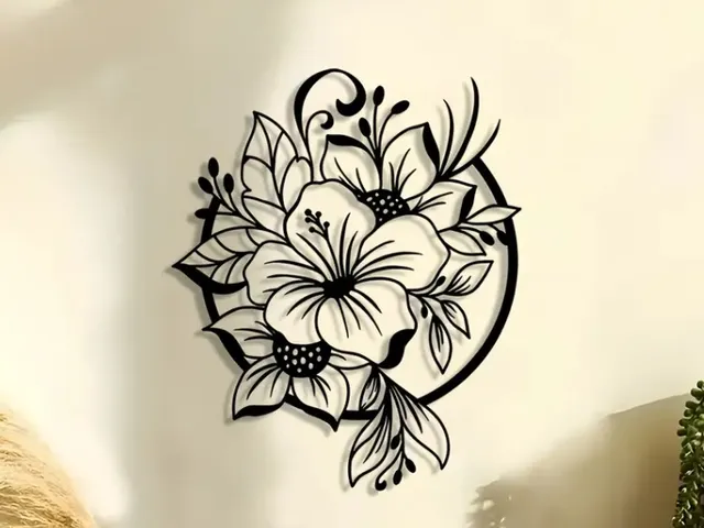 Elegant Lily Flower Wall Art
