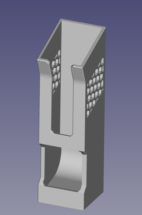 Custom Nespresso Capsule Dispenser MOD - wider/slanted top entry section