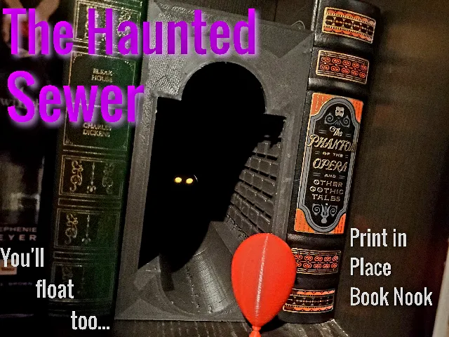 Haunted Sewer Book Nook
