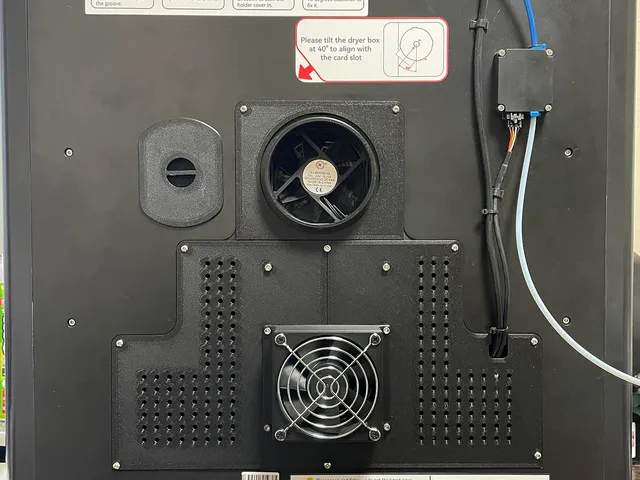 QIDI Tech X-Plus3 BackPanel MOD Kit (80mm, 120mm Fan, Exhaust Hose)