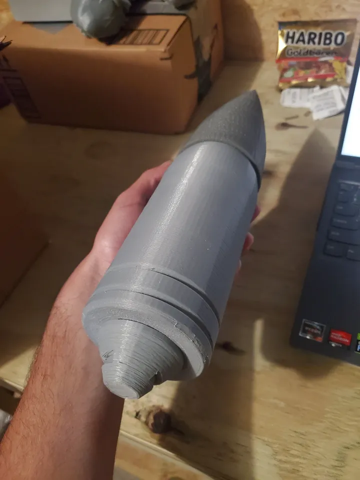 76mm M32 Tank Shell Round by ShadowDome102 | Download free STL model ...