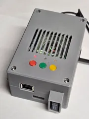 MiSTer FPGA Case With LED Pipes.