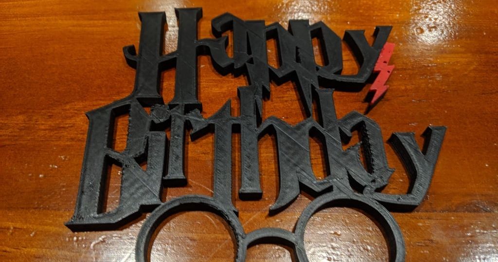 Harry Potter Cake Topper by Joe Formica Download free STL model Harry Potter Cake Topper by Joe Formica Download free STL model