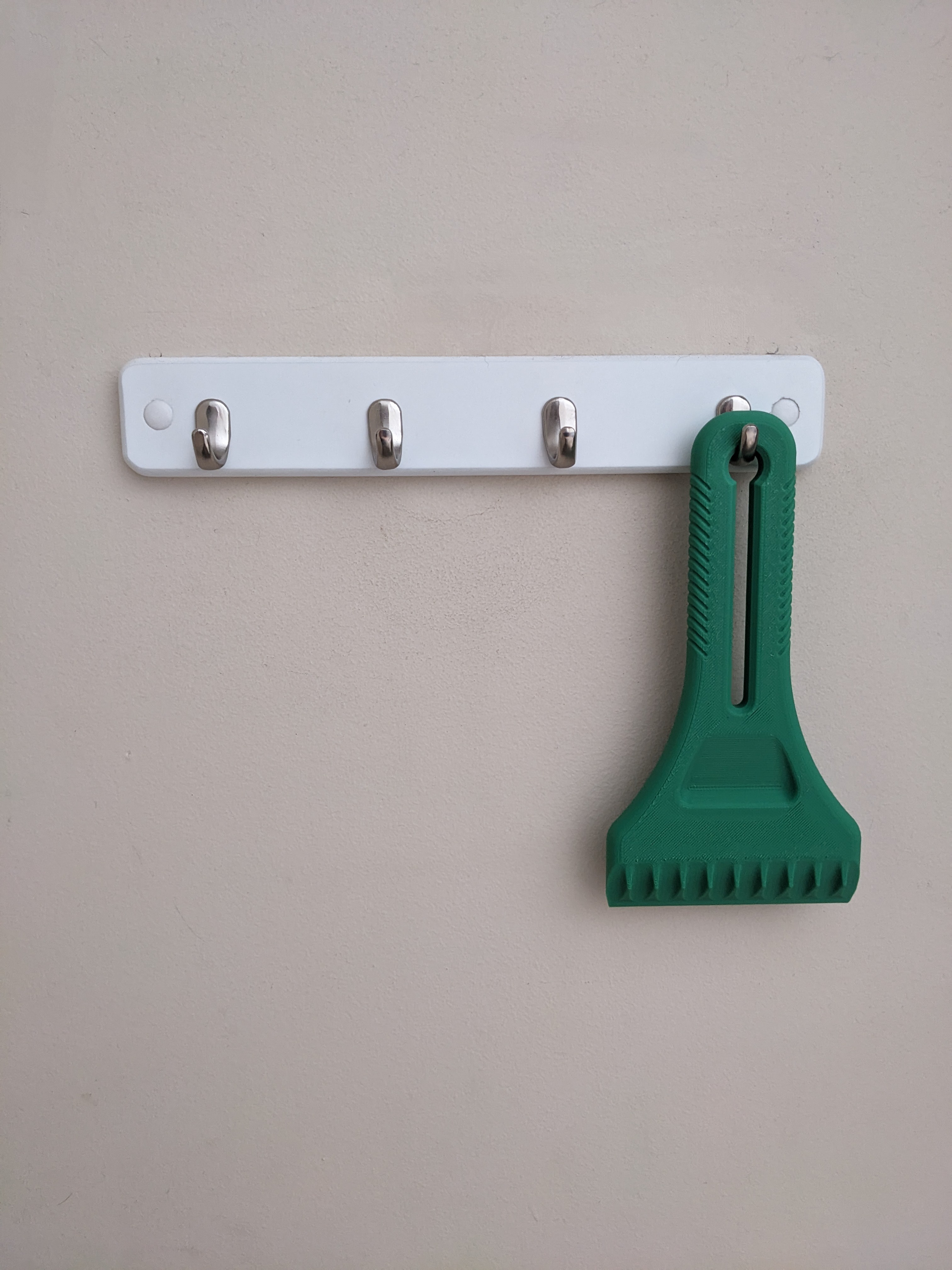 Ultimate Ice Scraper With A Bigger Hole In It 3D model thumbnail