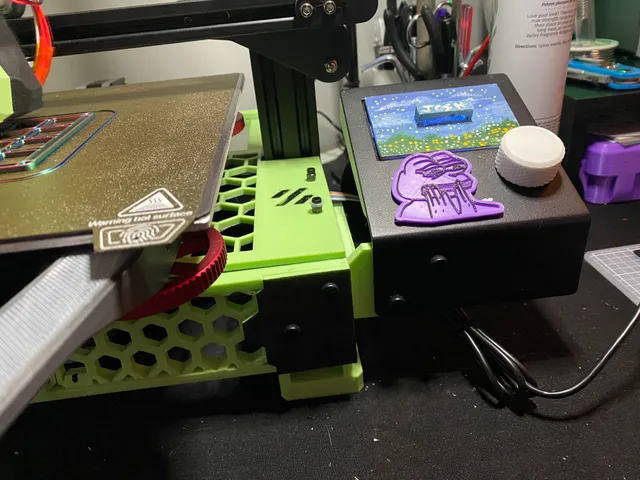 Ender 3 (V1, V2, Pro) Right side screen shift [ Vslot minimal hardware ]