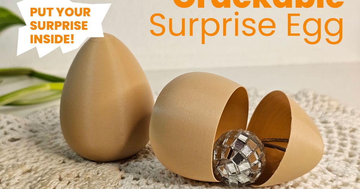 Crackable Surprise Eggs by Alchemic Matter | Download free STL model ...