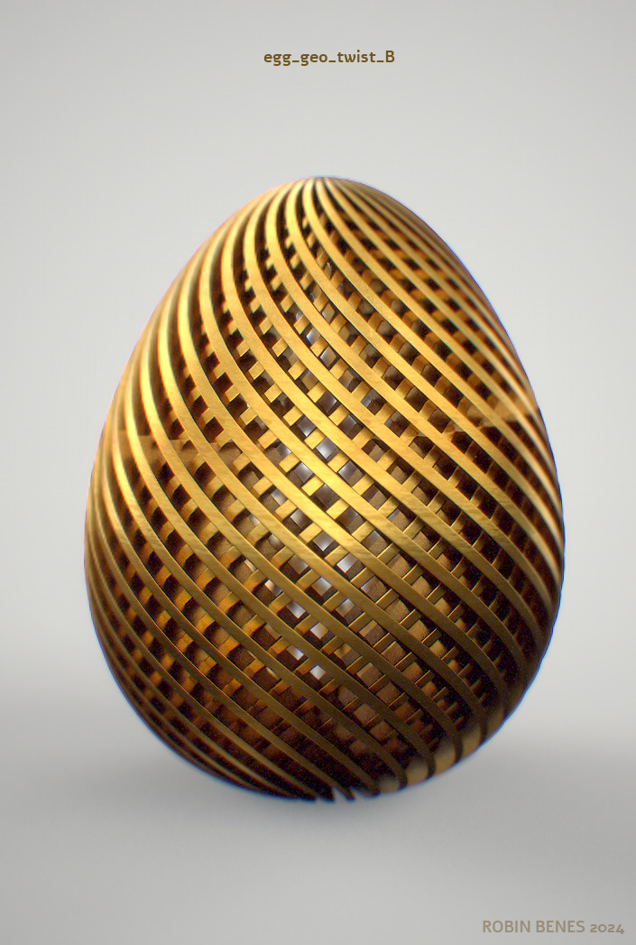Miniatura 11 do modelo 3D easter eggs bundle 01