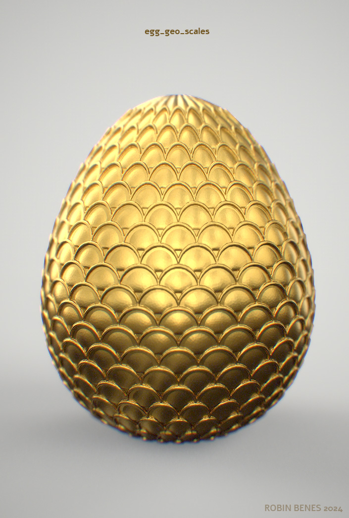 Miniatura 6 do modelo 3D easter eggs bundle 01