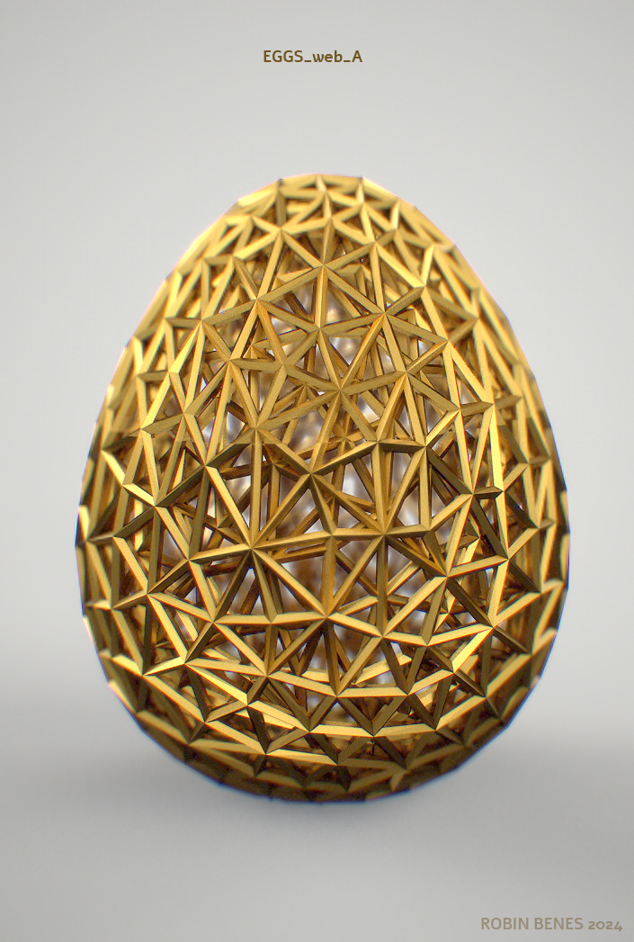 Miniatura 15 do modelo 3D easter eggs bundle 01