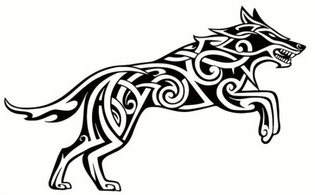 Viking Wolf decor by Jura Švébiš | Download free STL model | Printables.com