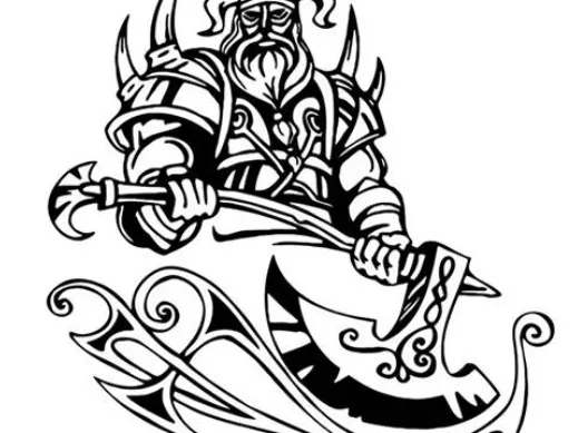 Vikings Warrior Axe decor