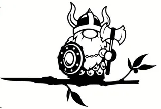 Nordic viking wall decor
