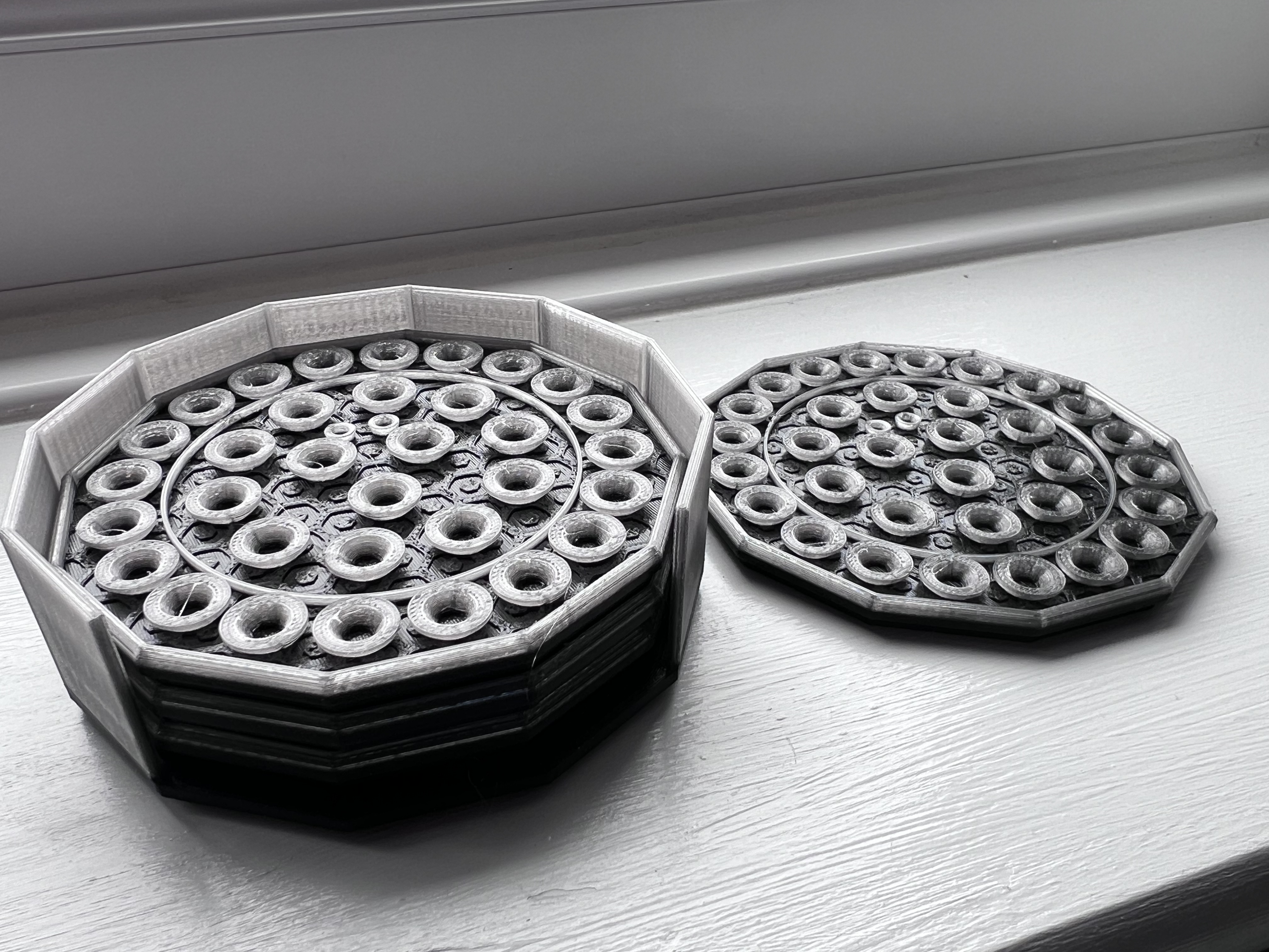 Space X Starship Engine Coasters and Holder