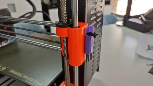 Prusa Mk3+ X axis side storage for hex keys