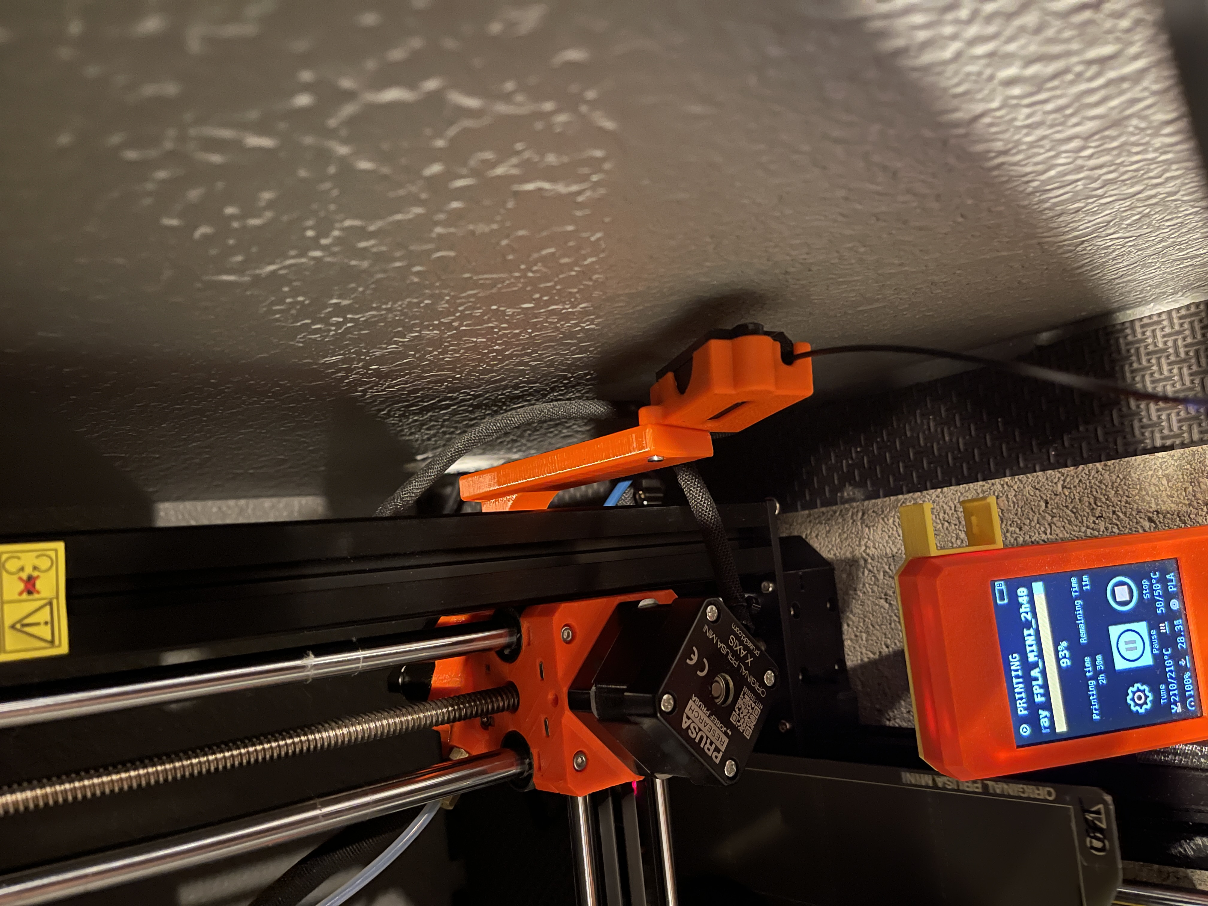 Prusa MINI Filament Sensor holder arm - front access