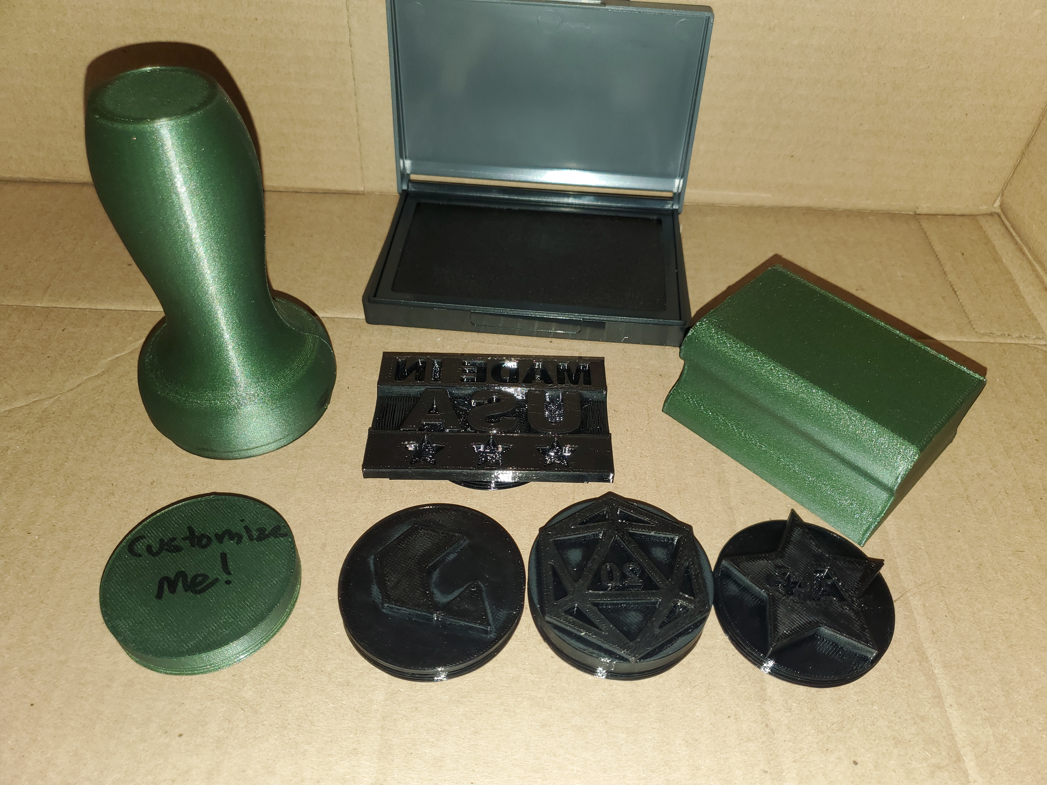 NO SUPPORTS Stamp Collection - Handles, Designs, and Customizable