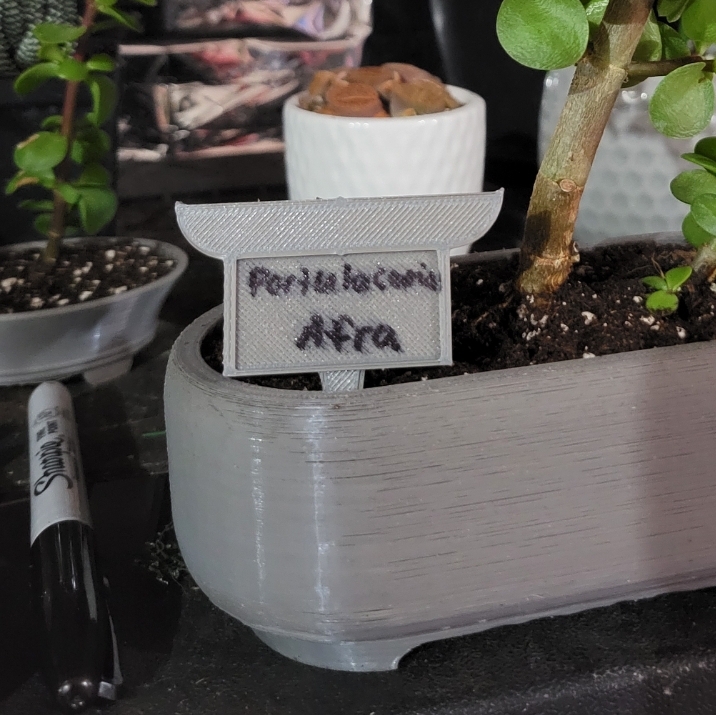 Japanese Style Bonsai Tag