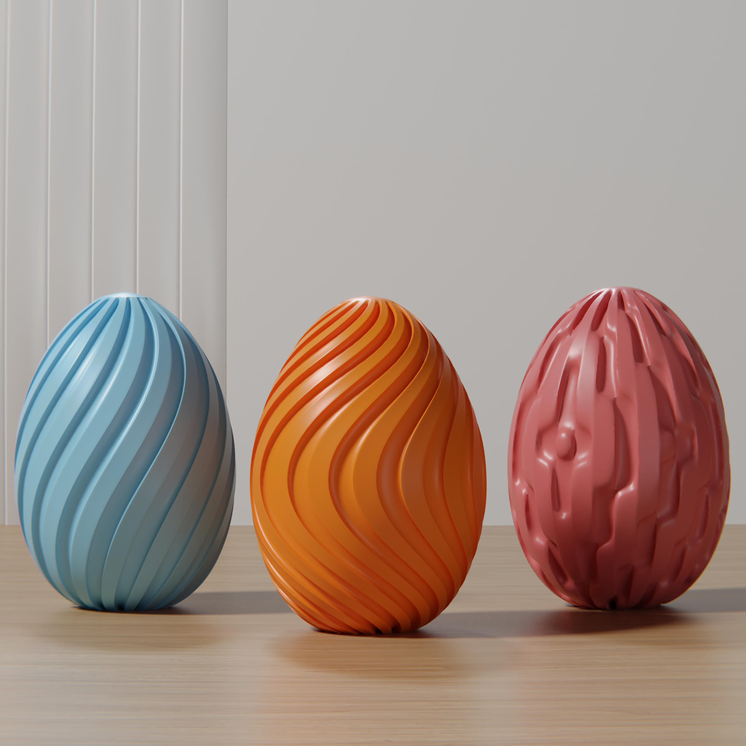 Decorative eggs for easter