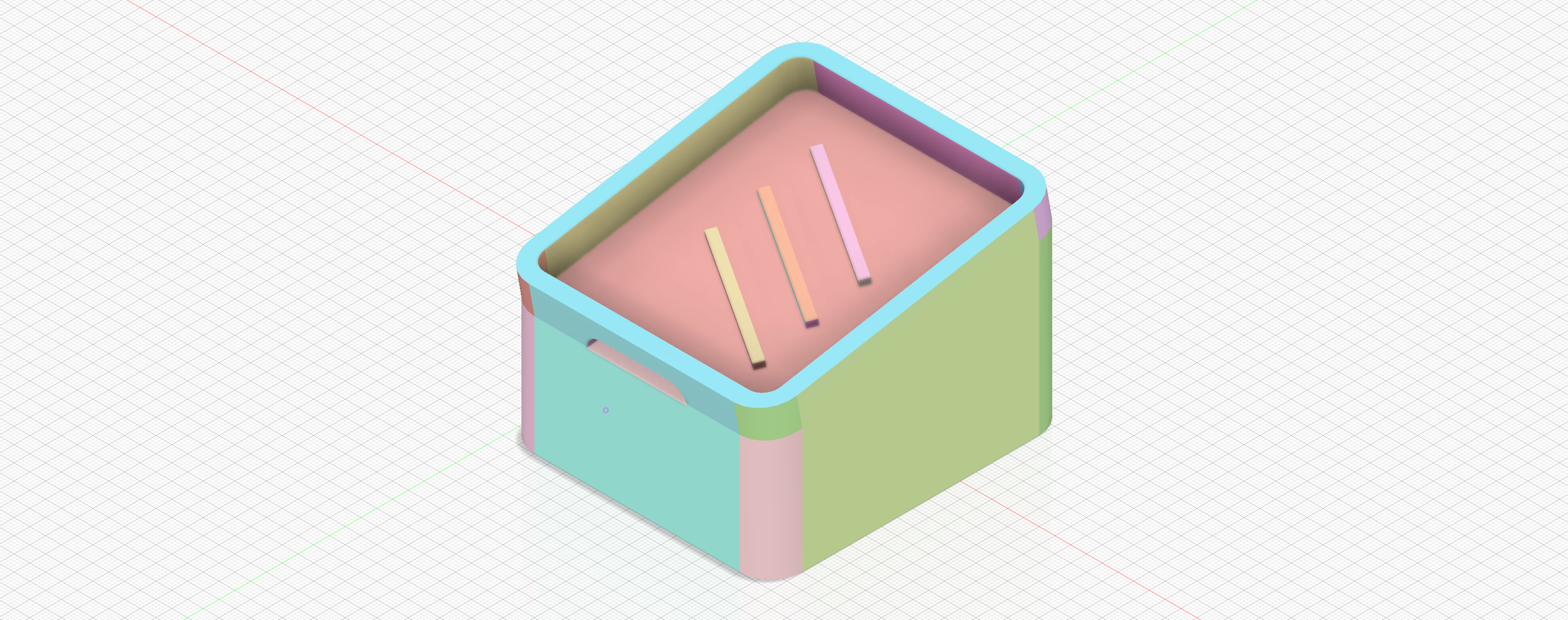 Miniatura 2 do modelo 3D Simple Square Soap Tray