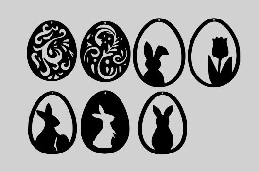 Easter eggs Decoration for plants and for hanging
