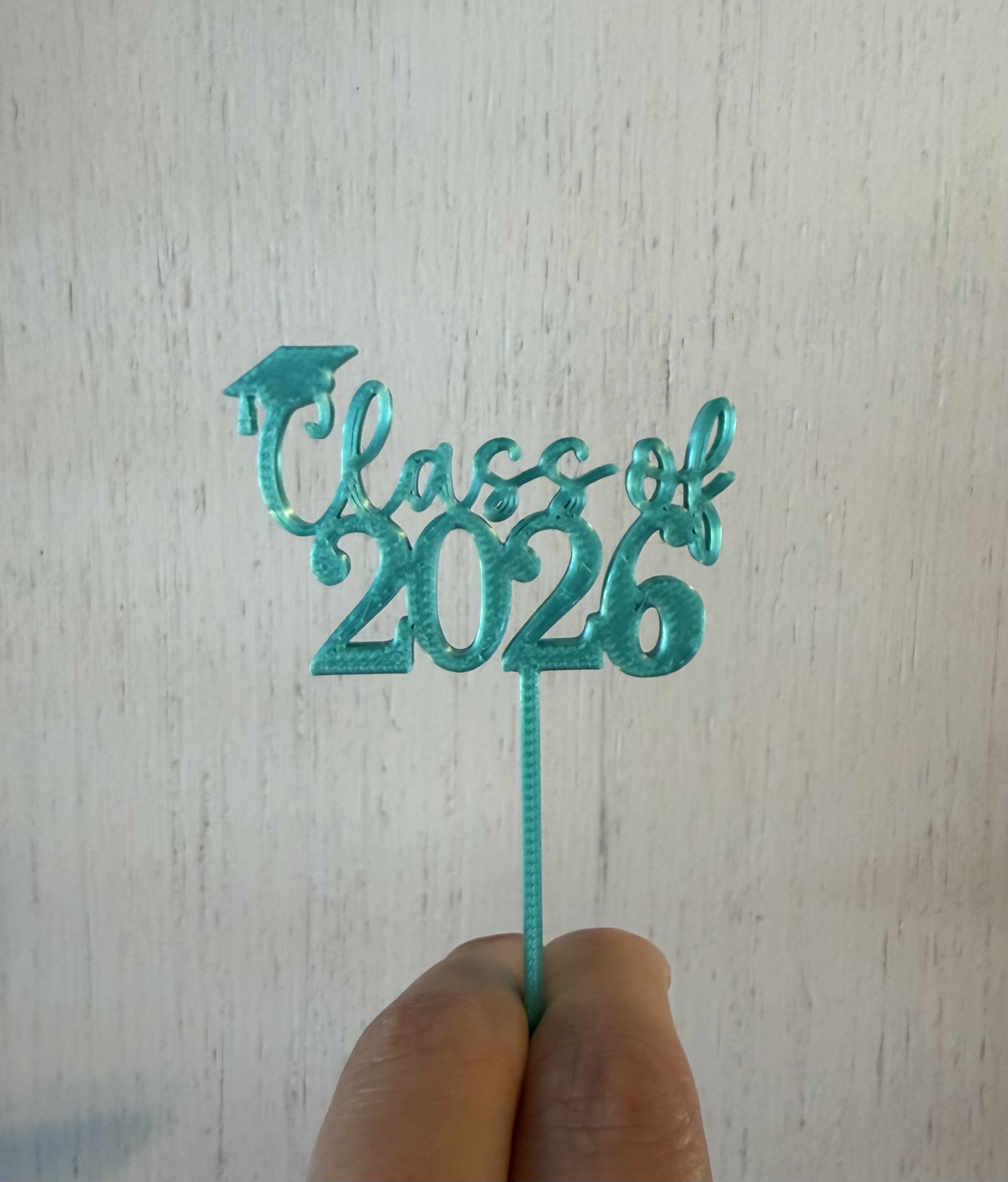Class of 2026 Cupcake Topper