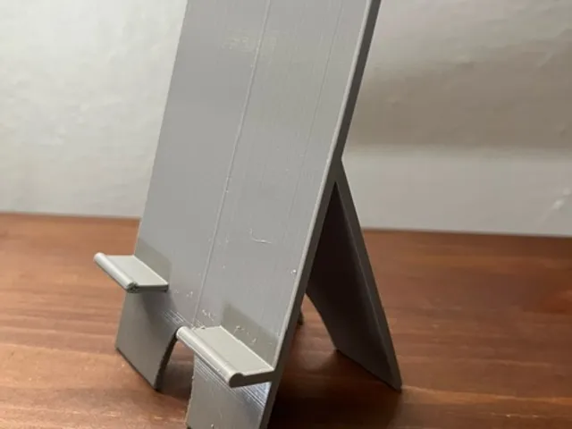 Simple Phone Stand (extra high for charge cable)