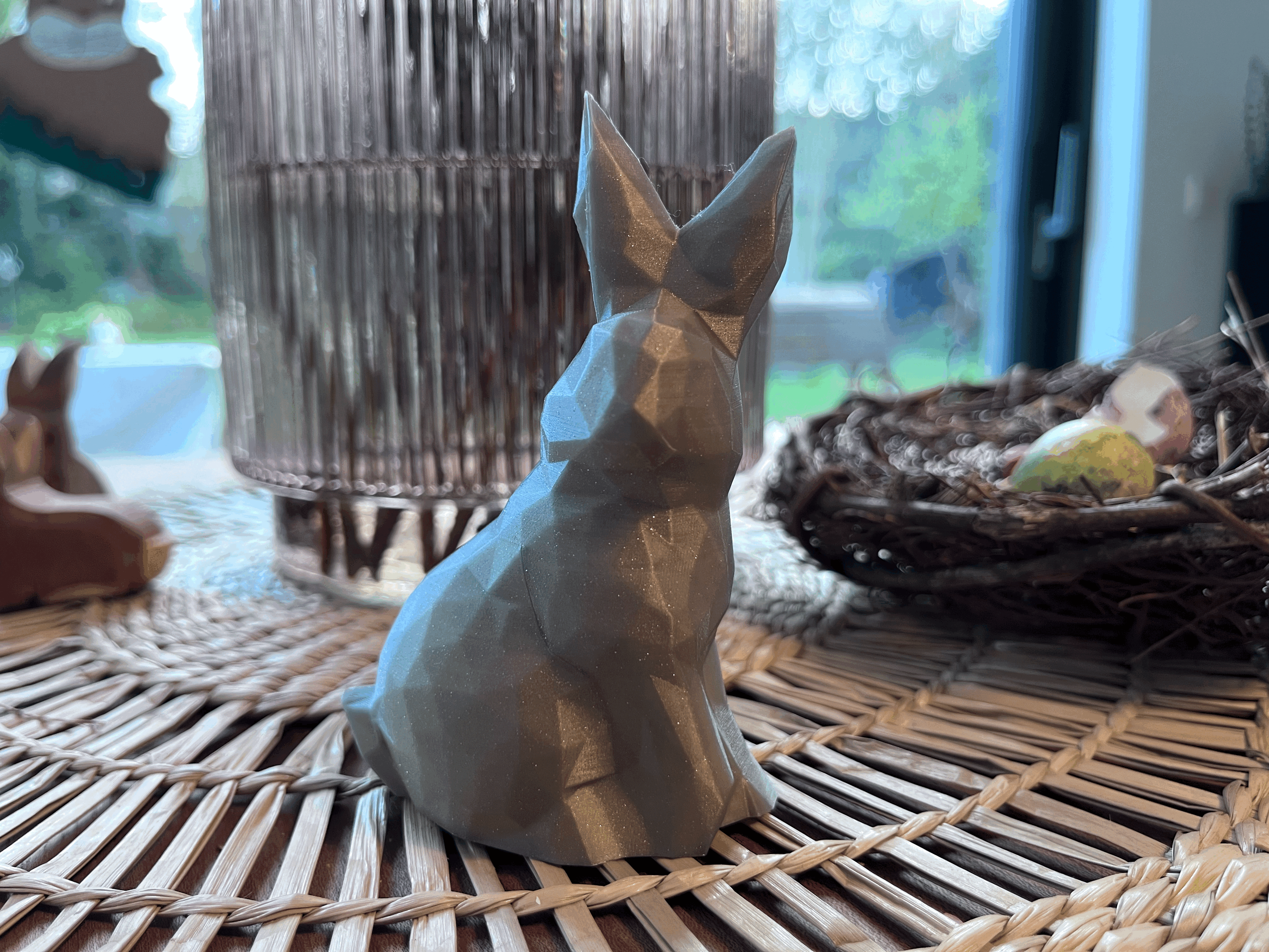 Miniatura 3 do modelo 3D Easter Bunny Low Poly