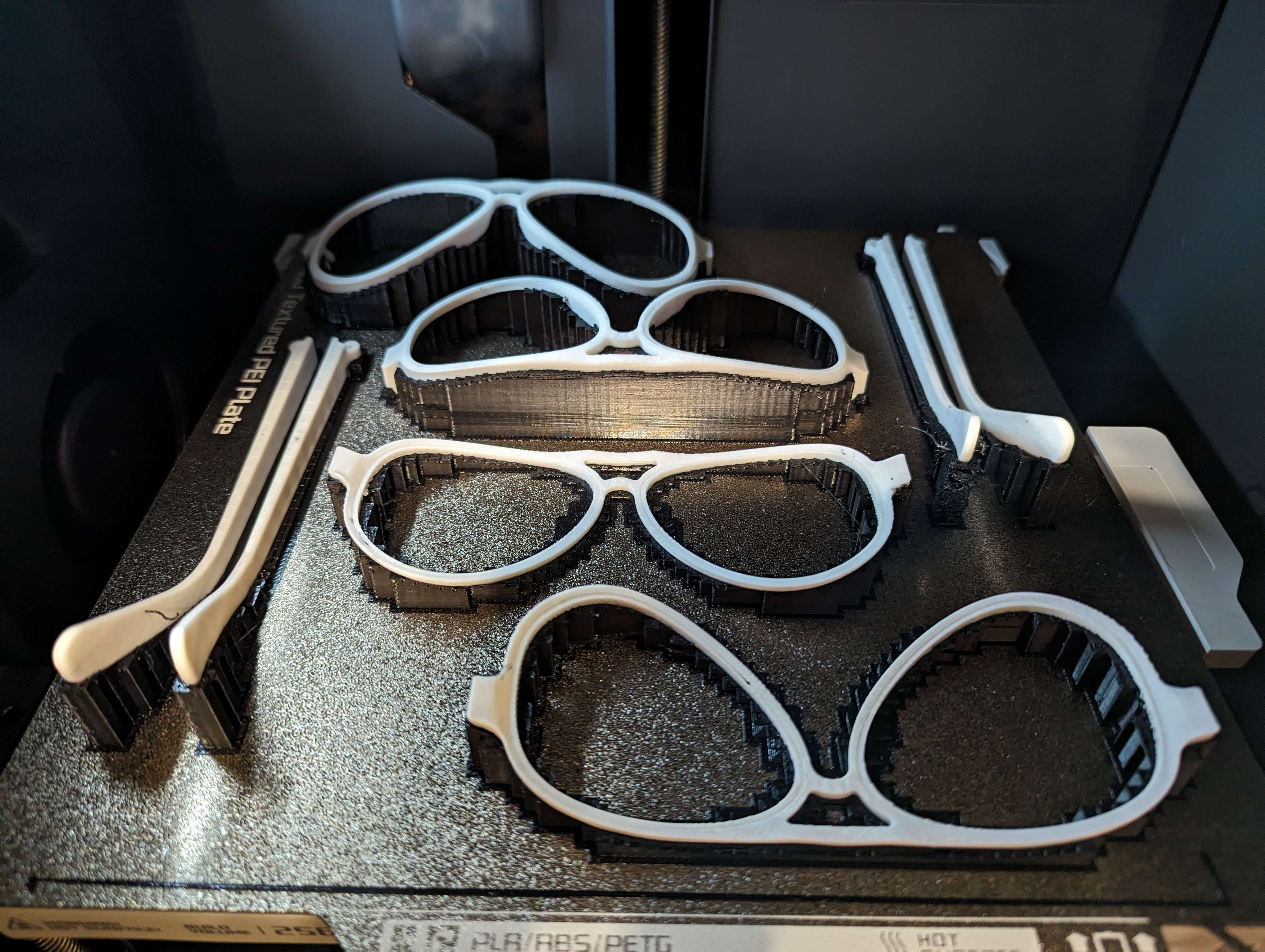 Solar Eclipse Aviator Sunglasses by cheeric | Download free STL model ...